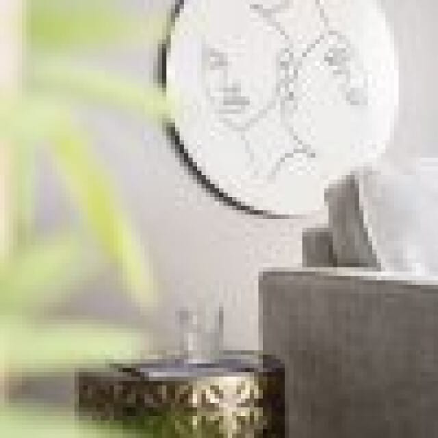 Furnilux Wanddecoratie - Abstract Clay 45x45 cm - Beige - Klein