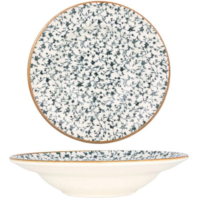 Bonna Pastabord - Calif - Porselein - 24 cm (400cc) - set van 2
