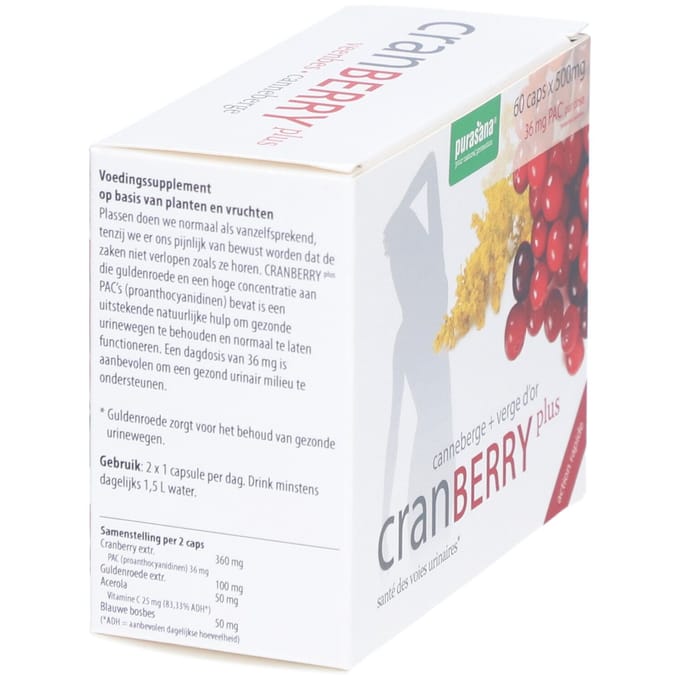 Purasana Cranberry Plus - 60 Capsules