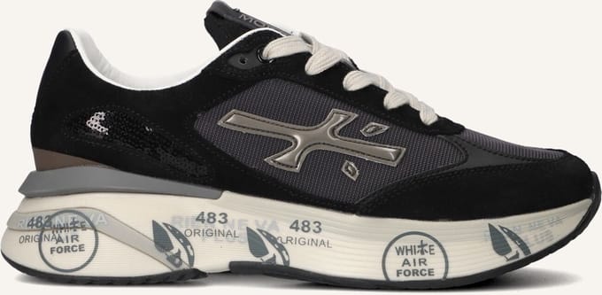 Premiata Moerund Sneakers - Textiel - Dames - Zwart - Maat 37