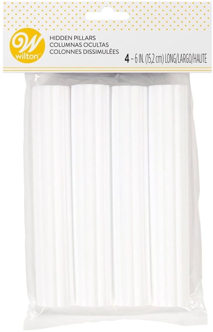 Wilton Hidden Pillars - Onzichtbare Pilaren voor Stapeltaart - 15. 2cm - pk/4