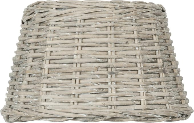 Clayre & Eef Lampenkap Hanglamp Ø 36x22 cm Beige Rotan