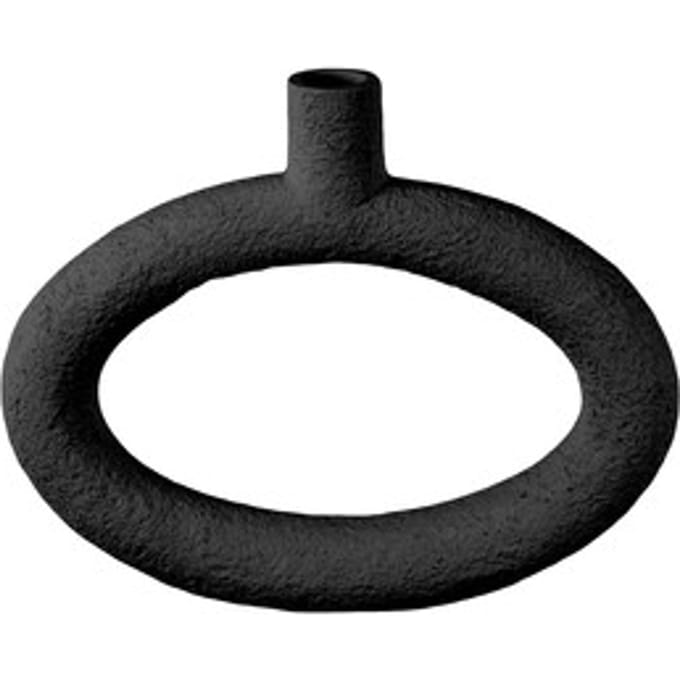 Present Time Vaas Ring - Zwart - 25x3,5x20,5cm - Modern