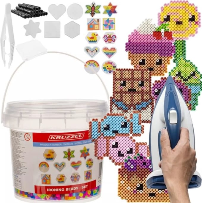 Kruzzel Strijkkralen Set - 5000 Stuks - Creatief en Educatief Speelplezier