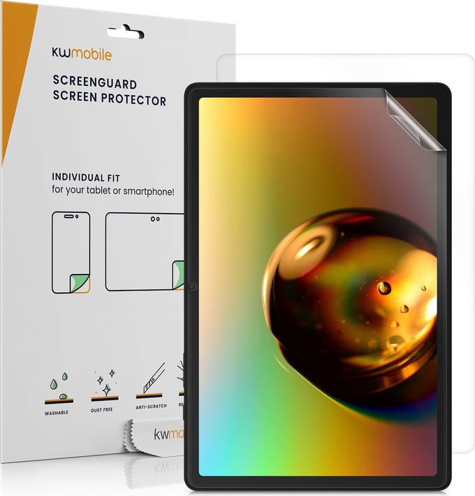 kwmobile 2x screenprotector geschikt voor Samsung Galaxy Tab A9+ - beschermfolie voor tablet
