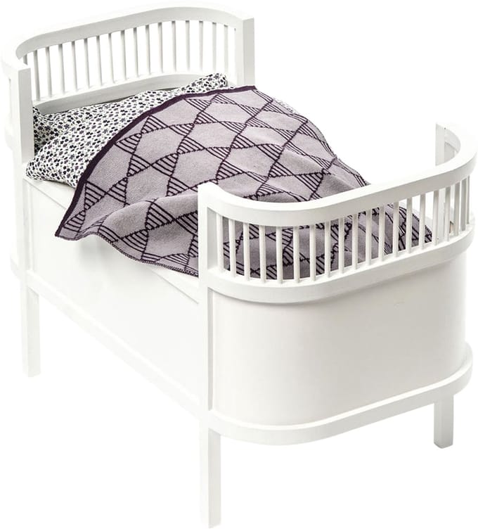 Smallstuff Rosaline Houten Poppenbedje White