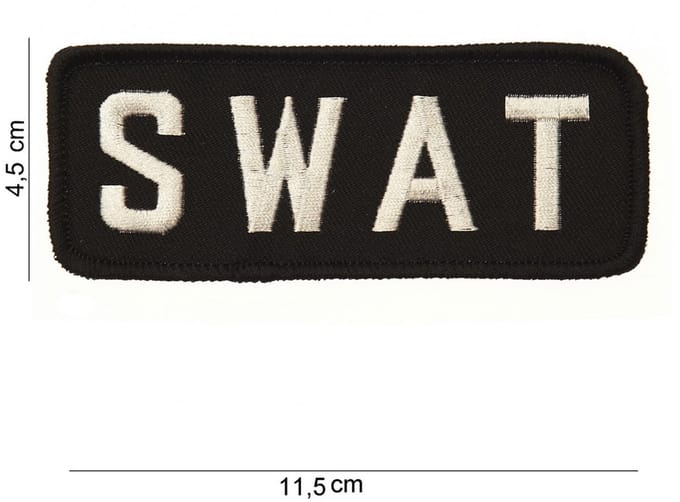 Embleem stof Swat met klittenband