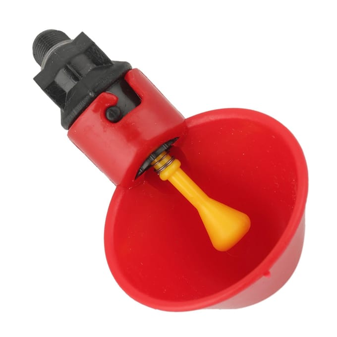 10 stuks pluimvee waterdrinkbekers drinkbak voederbak voor vee kippen wit