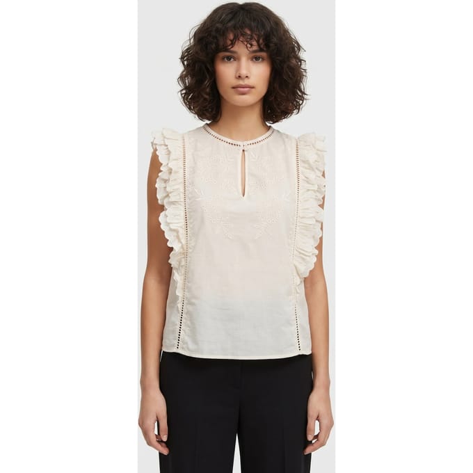 & Other Stories Elinda Top White Taglia: S | Magliette intime Outlet | Donna | Bianco