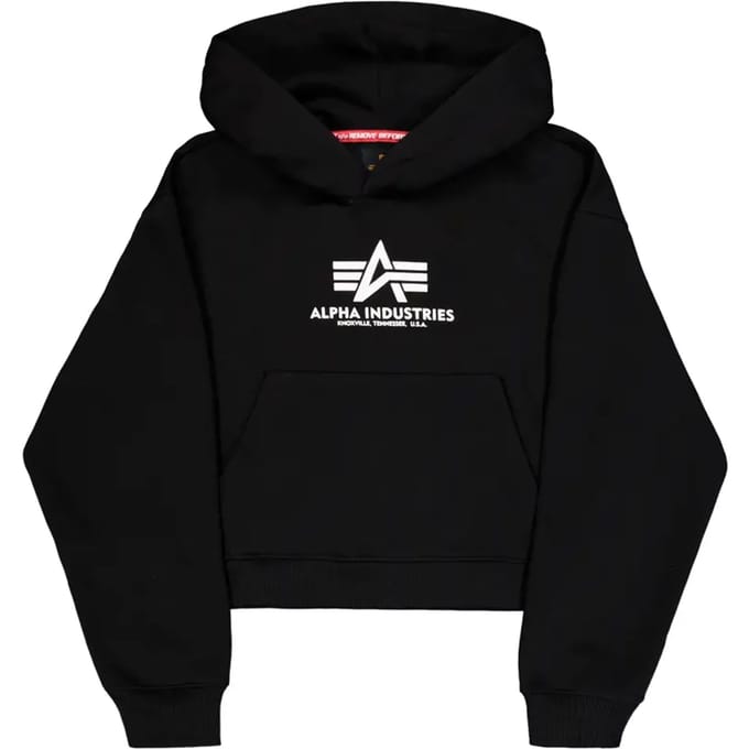 Gestreepte hoodie met pofmouwen voor dames Alpha Industries Basic