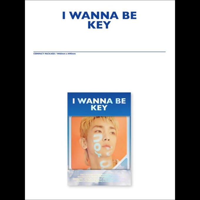 SHINEE KEY [I WANNA BE KEY] Kitalbum KiT ver. blue