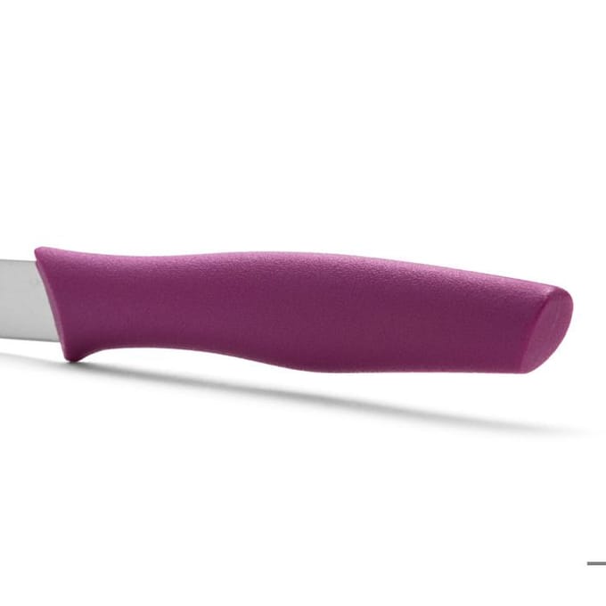Couteau éplucheur - Arcos - 100mm - Fuchsia - Acier inoxydable NITRUM® - Compatible lave-vaisselle fuchsia