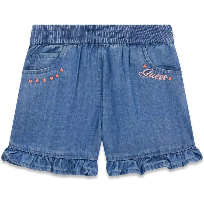 Korte lyocell broek voor meisjes Guess
