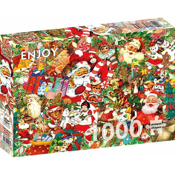 Geniet Puzzel 1000 Stukjes: Kerstherinneringen