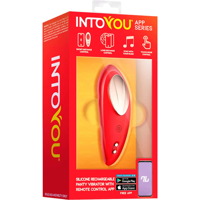 Intoyou - Panty Vibrator - Vibrerend Slipje - Met App Control - Rood