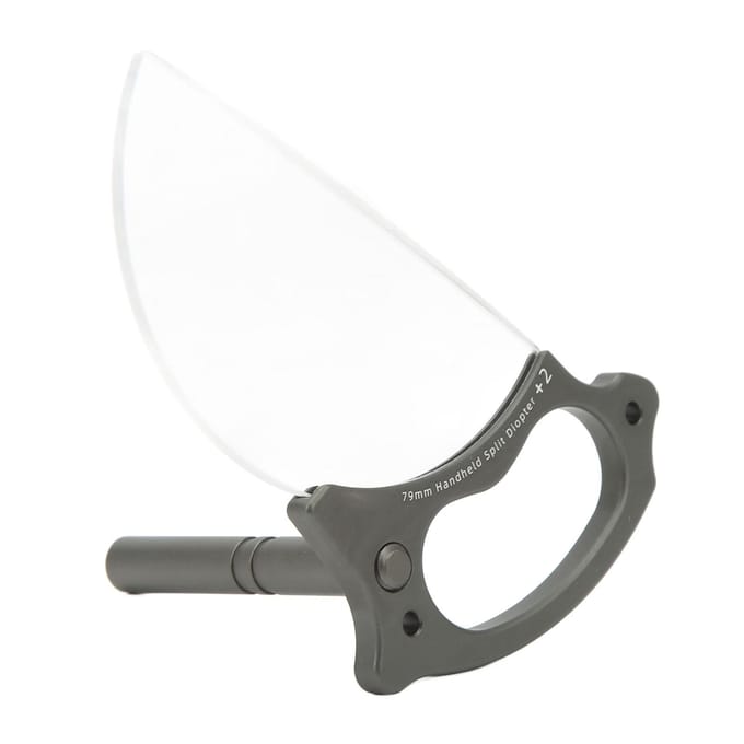 79mm Handheld Split Diopter Filter Met Verlenghandvat Soft Focus Filter Halve Maan Flexor white