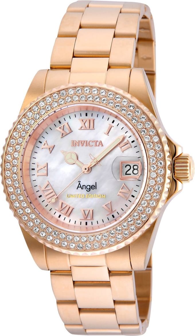 Invicta Angel 24615 Dames Quartz Horloge - 40 mm