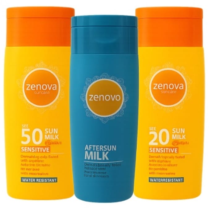 Zenova suncare - VOORDEELSET - 20 SPF - 30 SPF - Aftersun