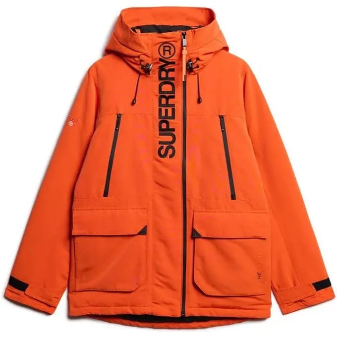 Superdry - Ultimate SD Windbreaker met capuchon en borduursel - Heren