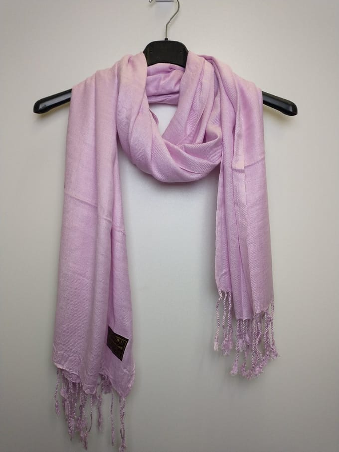 Lange dames pashmina sjaal Naiza lila