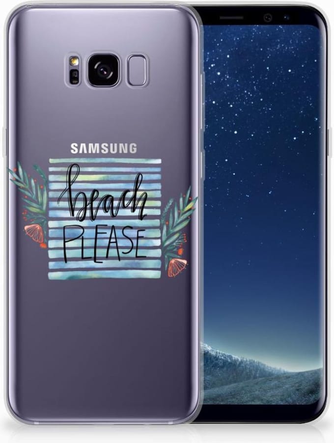 Samsung Galaxy S8 Plus Telefoonhoesje met Naam Boho Beach