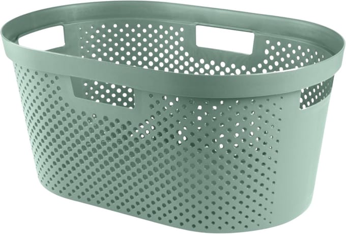 Curver - Infinity Recycled Dots - Wasmand - 40L - Groen