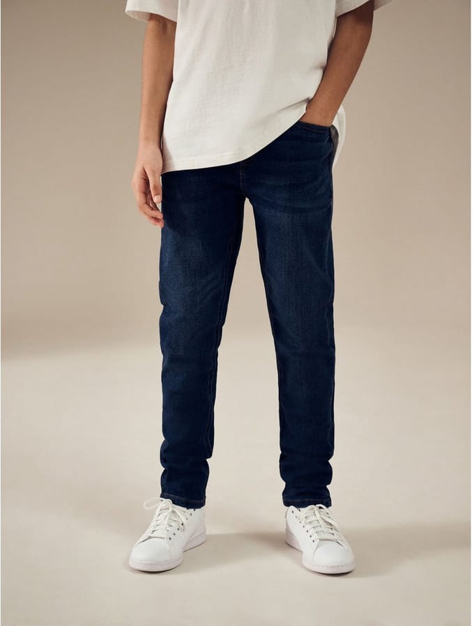 Next - Jongens - Stretchjeans skinny fit - Blauw