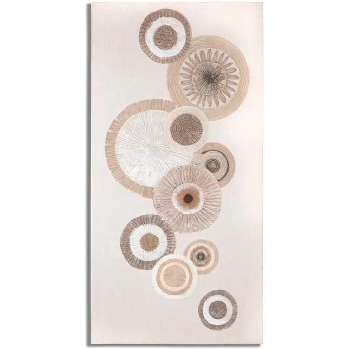 Schilderij Printing/painting Circly With Application -a 50×3,2×100 cm