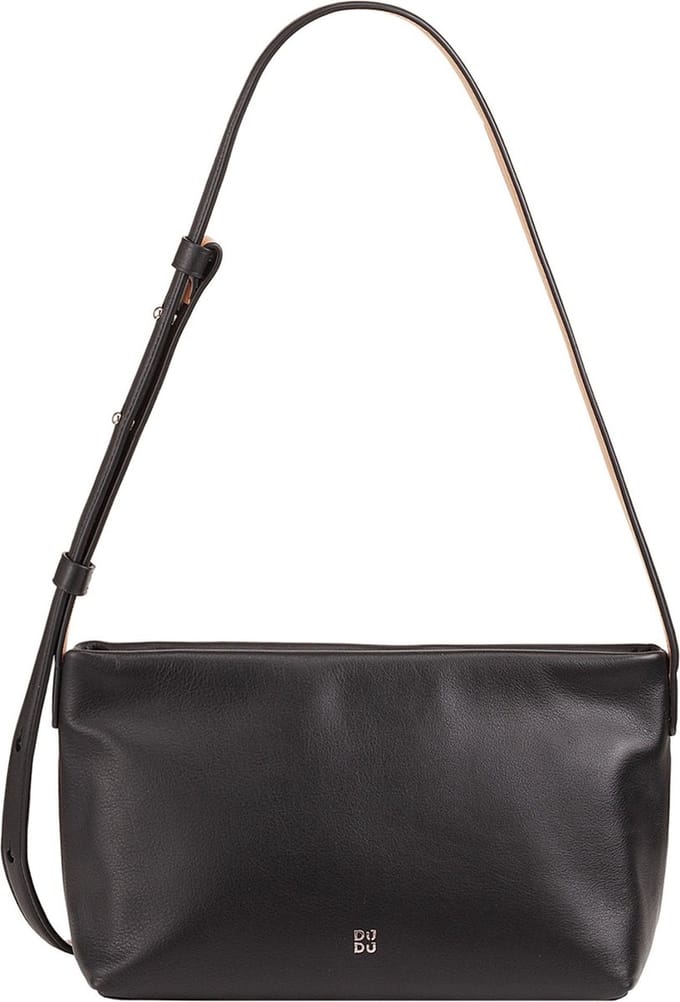 DuDu - Klein Lederen Schoudertas - Minimalistisch Design - Tijdloze Elegant