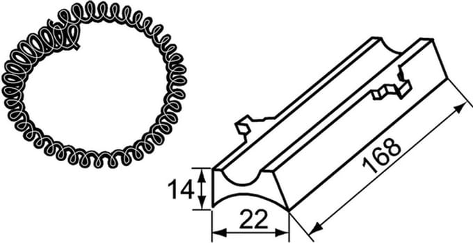 IMI Hydronic Engineering HEIMEIER Houder met toebehoren voor de aanlegvoeler, 6402-00.200