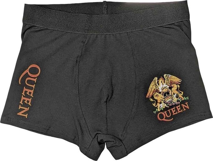 Queen - Classic Crest Boxershorts - L - Zwart