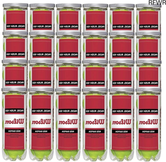 RFWR® Padel Rush 100 Ballenbox - 24 Buizen met 3 Balen Per Buizen