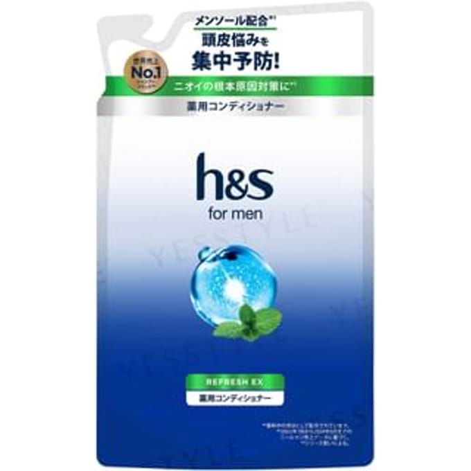 h&s - Refresh EX Conditioner for Men Refill 300g