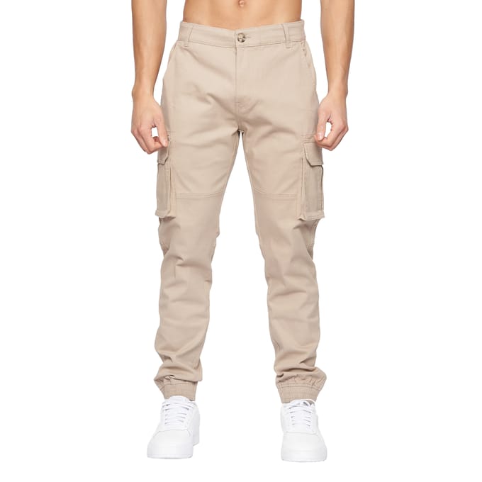 Crosshatch Heren Frentons Cargo Broek (Steen)