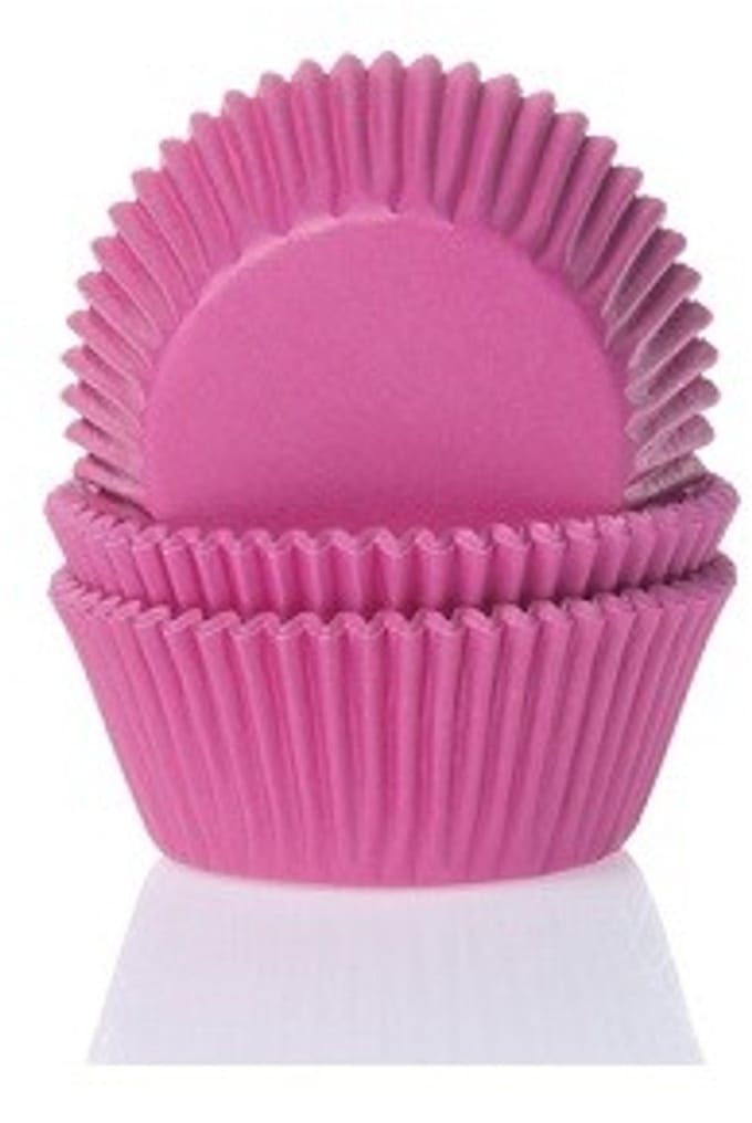 Cupcake Cups MINI Fuchsiaroze 35x23mm. 60st.