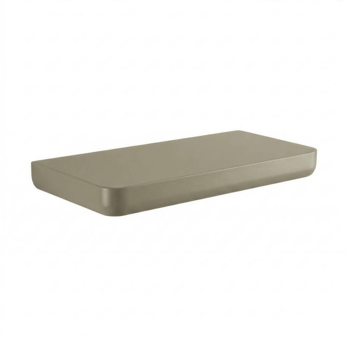 Wandplank Boat - Metaal - Taupe - 45x5x20 cm (BxHxD) - Organisch Design - Sfeervol