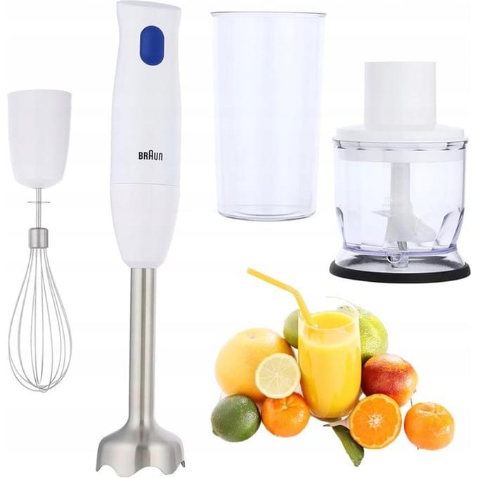 Staafmixer - BRAUN - MultiQuick 1 MQ10.202M - 450 W - 1 snelheid - Wit