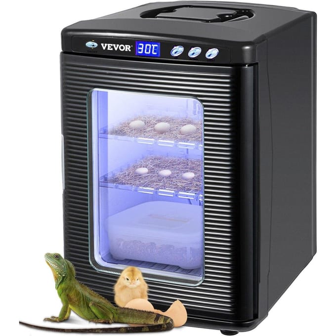 Vevor 25L Reptiel Herp Kweekkas Eierincubator Slang Schildpad Broed Hatch