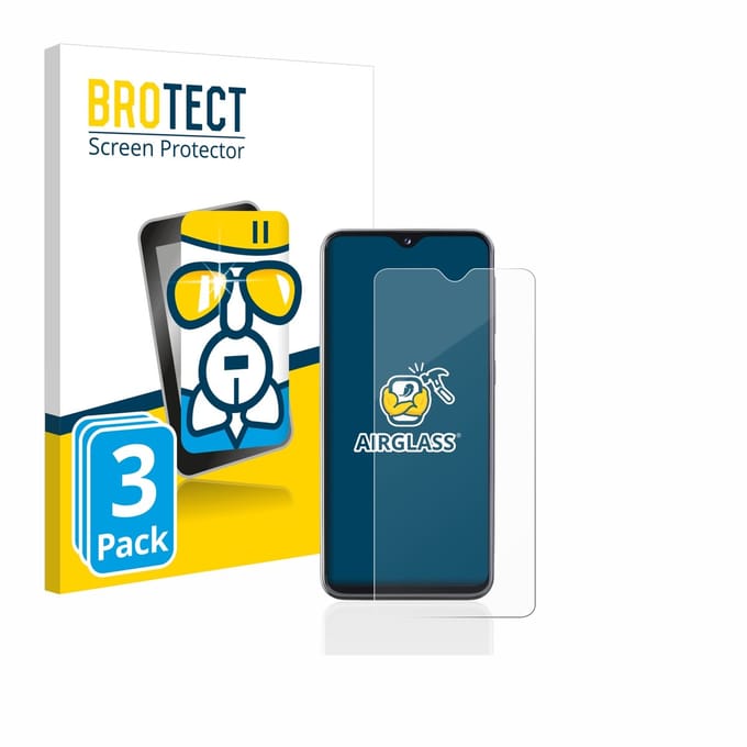 Screenprotector 3 Stuks voor Samsung Galaxy A20e Beschermglas transparant
