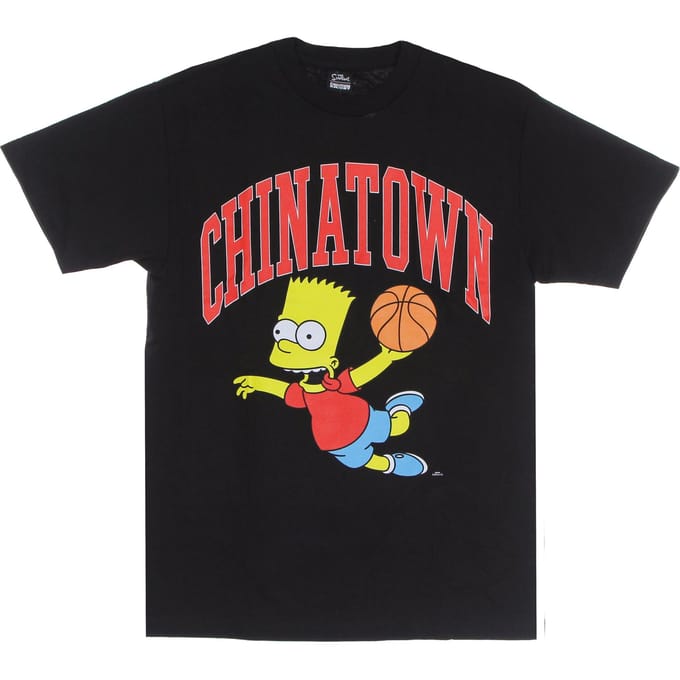 Air Bart Arc Tee X The Simpsons zwart heren-T-shirt