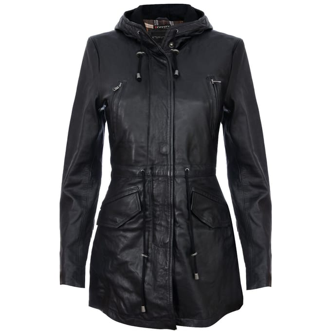 Dames halflange parka-jas met capuchon-Oakengates