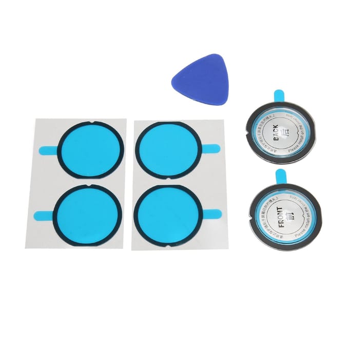 Kit de protections d'objectif doubles, résistantes aux rayures et adhésives, pour caméra d'action panoramique Insta360 X3 gray