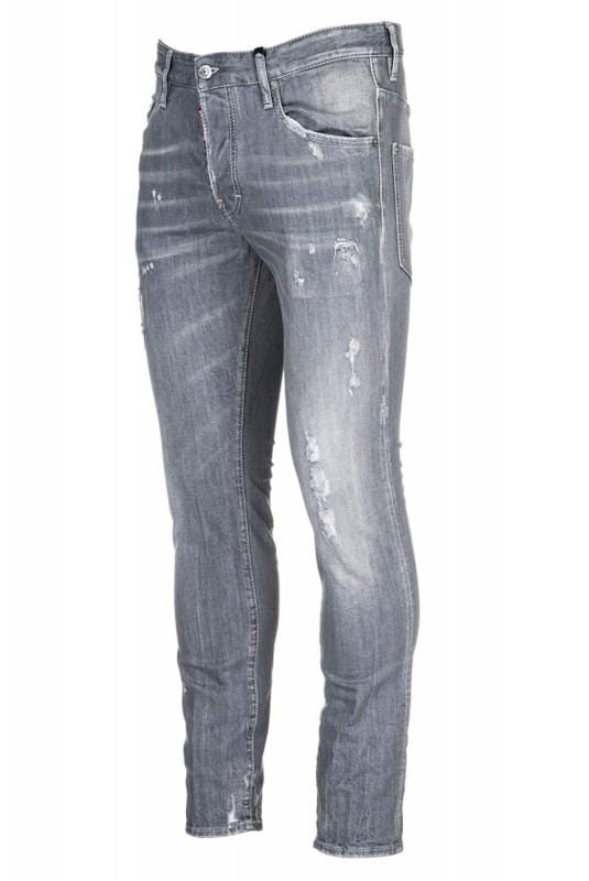 DSQUARED2 Italiaanse Skater Slim Fit Jeans Grijs -40%%% - Maat: IT56 gray