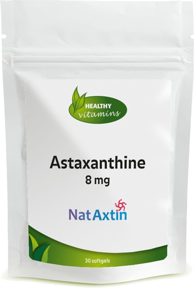 Healthy Vitamins Astaxanthine - 30 Vegan Capsules - 8 mg
