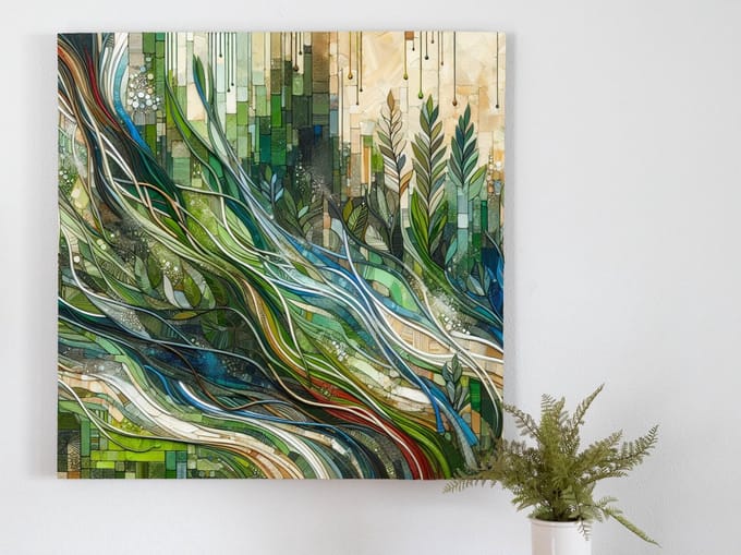 Kunstprint | Wanddecoratie | Dibond | 20 × 20 cm