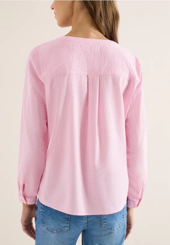 Blouse in effen kleur