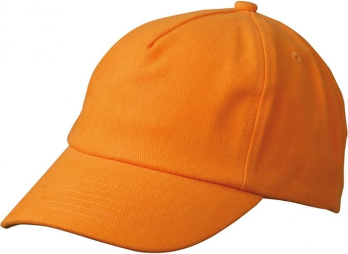 Kinder baseballcap oranje