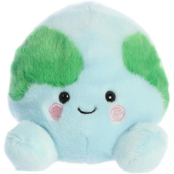 Palm pal knuffel, planeet aarde, 13 cm