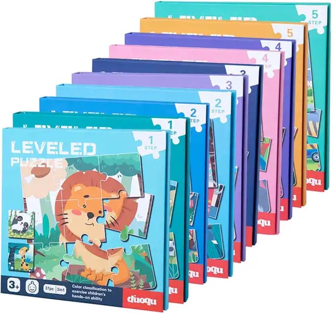 3 in 1 brandweerman magneet puzzel - level 3
