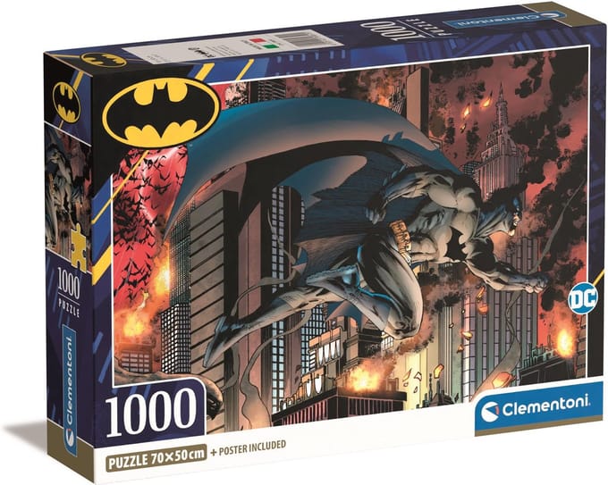 Clementoni - Puzzel - 1000 Stukjes - Batman - Puzzel Voor Kinderen - vanaf 14 jaar